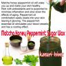 Matcha Honey Peppermint Oil Sugar Wax